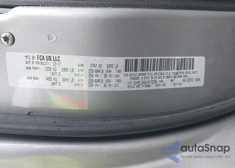 2018 Chrysler Pacifica Touring L из США, поврежденный, VIN 2C4RC1BG6JR172250